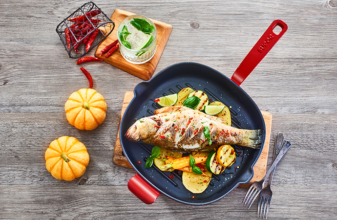 地中海風(fēng)味烤魚(yú)