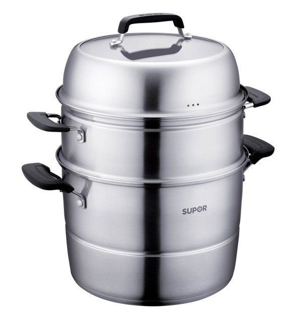 味鮮·不串味三層不銹鋼復(fù)底蒸鍋