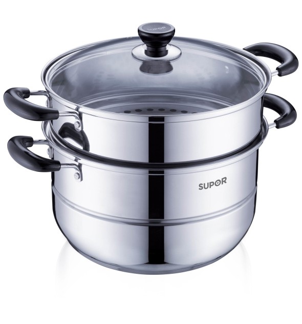 好幫手不銹鋼雙層復(fù)底蒸鍋