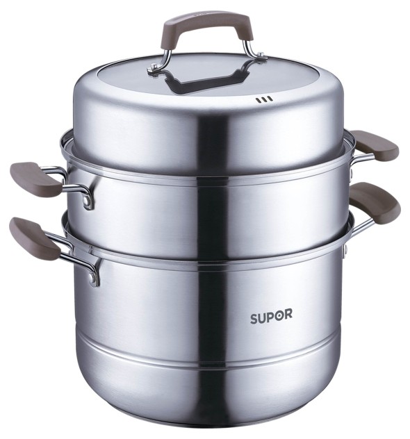 味鮮·好美味三層不銹鋼復(fù)底蒸鍋