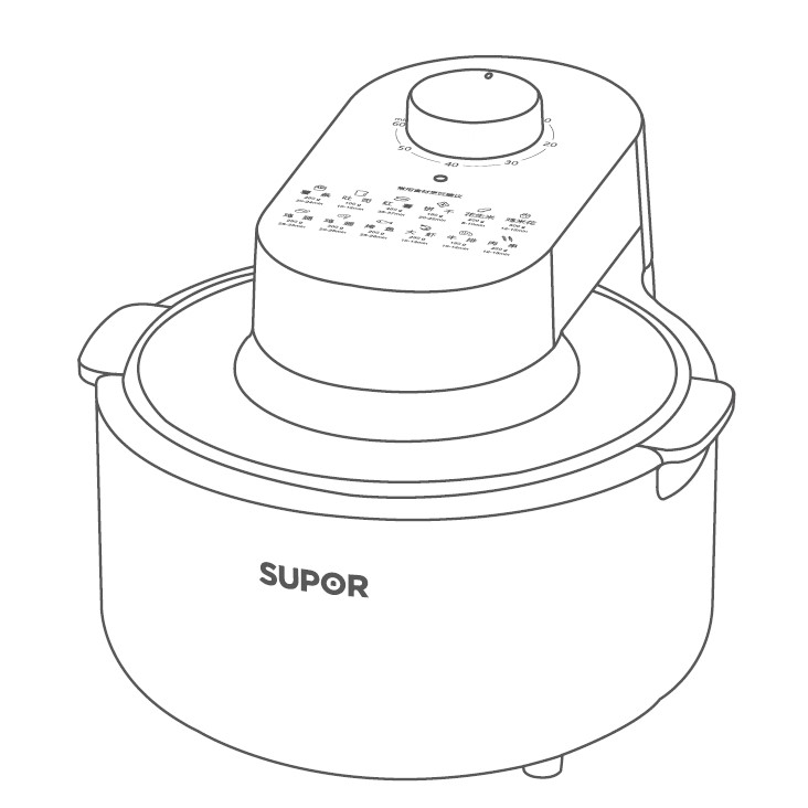 空氣炸鍋 說(shuō)明書KJ40D65